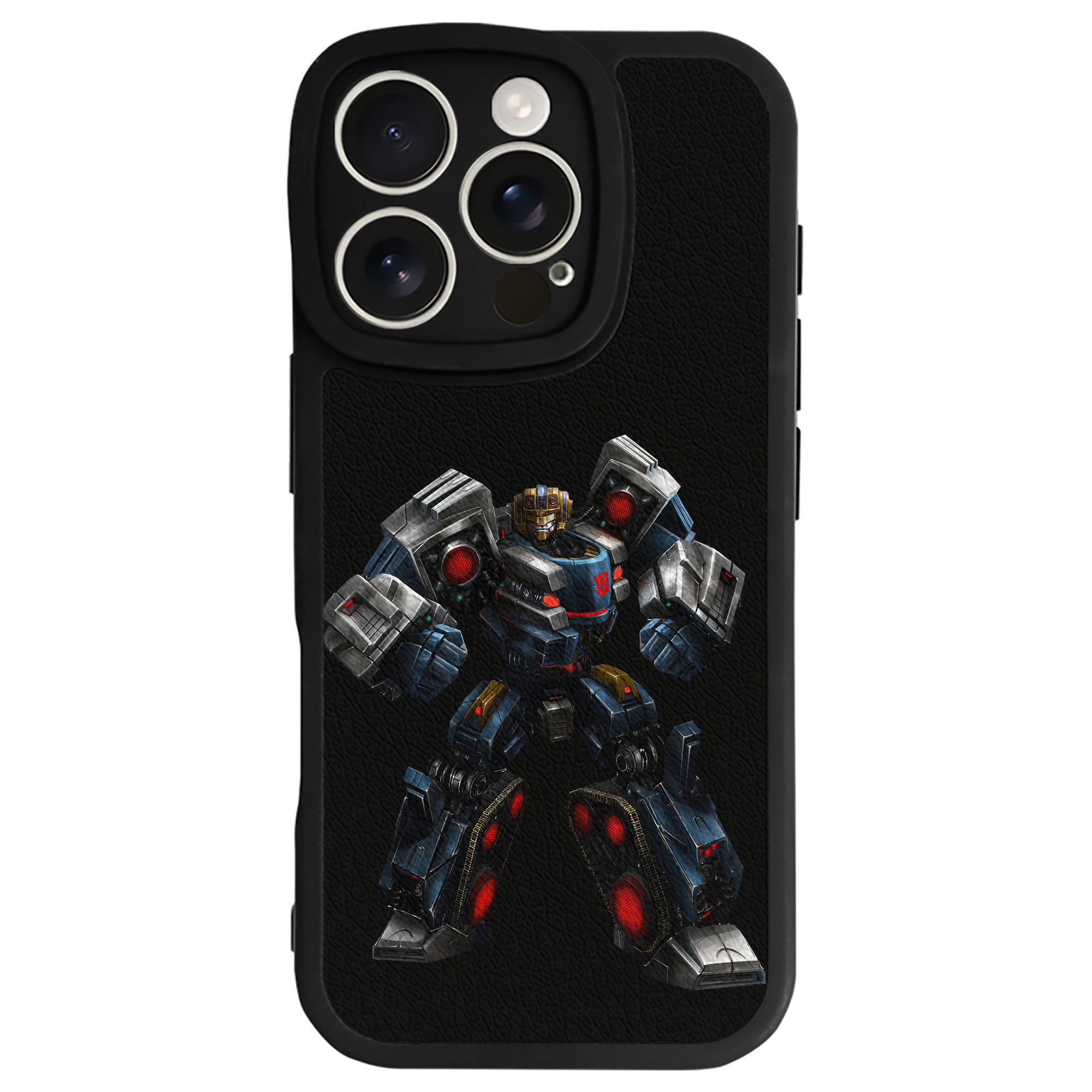 （画像用） Transformers トランスフォーマー 【iPhone 16シリーズ対応】シリコンスマホケース（レザー調） 材質：シリコン